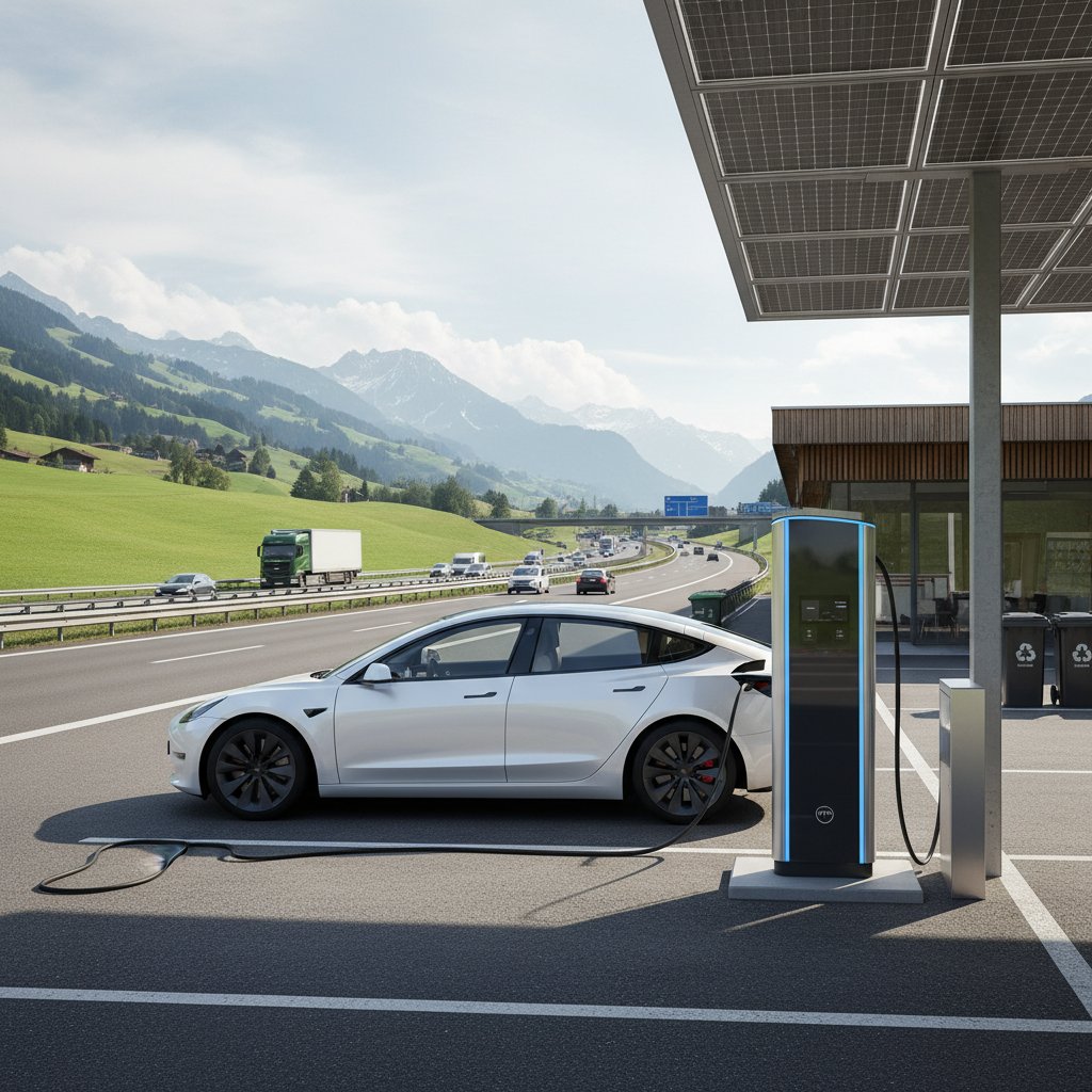 Electric Car in Carouge